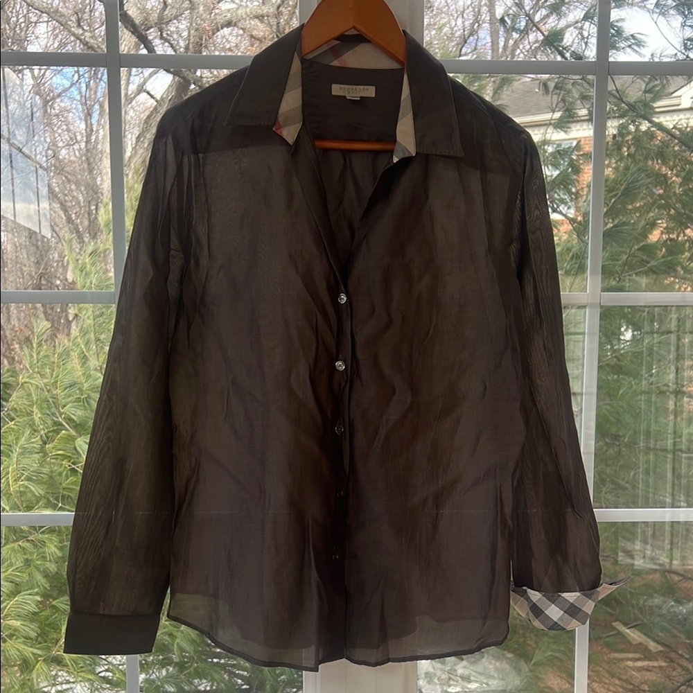 Burberry Sheer Black Jacket